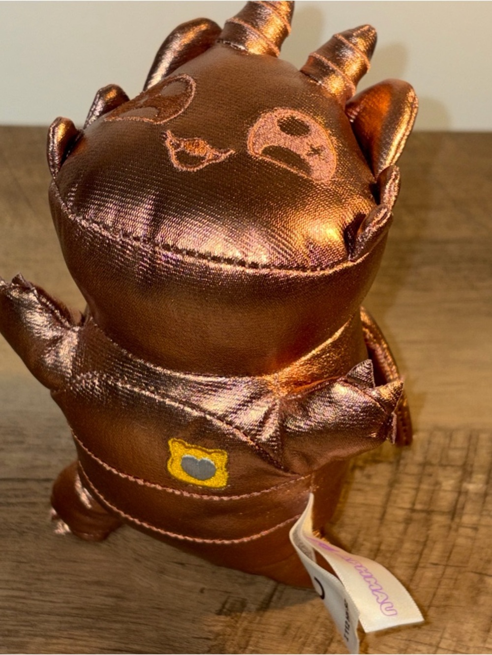 Aphmau MeeMeows Bronze Shiny Metallic GEMSTONE DRAGON CAT Plush 6"
